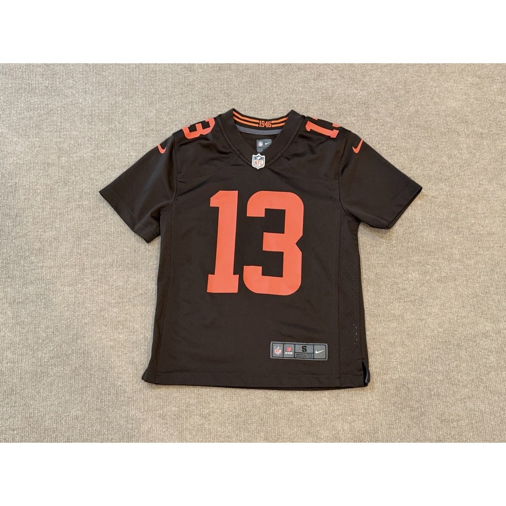 Size Youth Small - Odell Beckham Jr #13 Cleveland Browns Nike Football Jersey